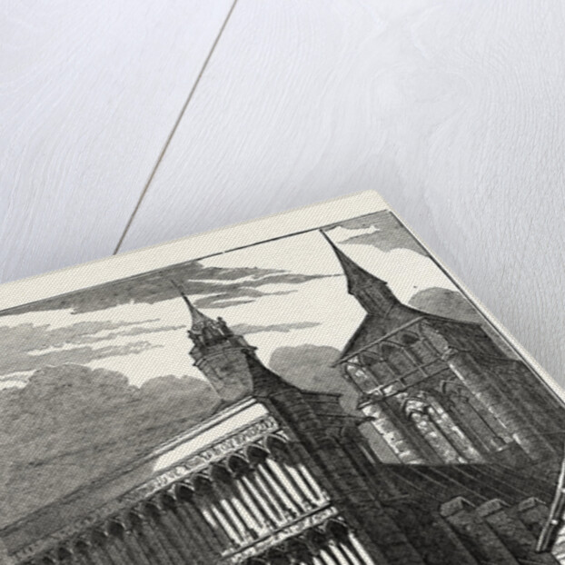 The Church of Notre Dame at Dijon, France by Anonymous