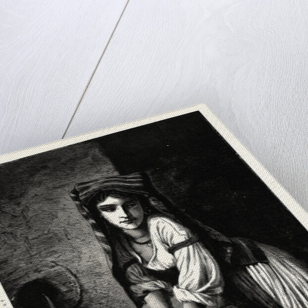 La Lavandière, Washerwoman by Anonymous