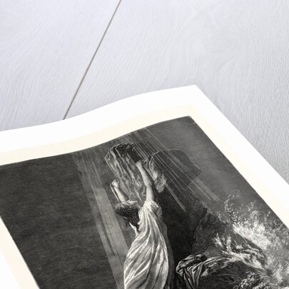 Saved and Lost. Religious Print. by Anonymous