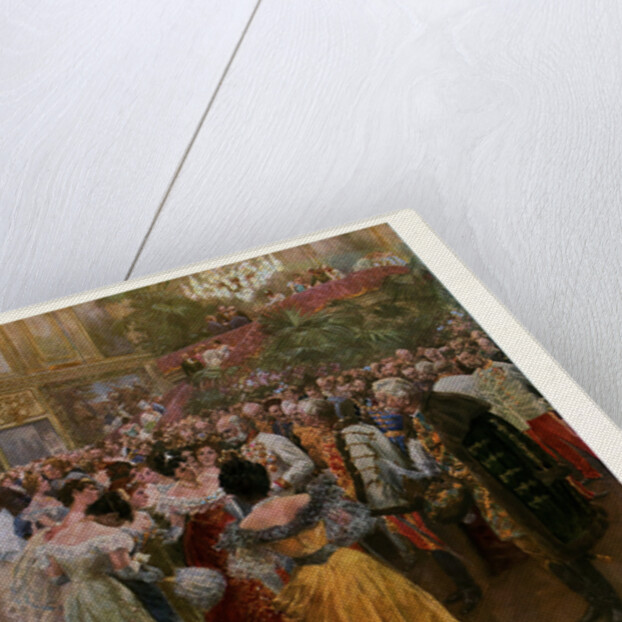 The Emperor Franz Josef at the Ball in the Redoutensaale of the Hofburg in Vienna by Anonymous