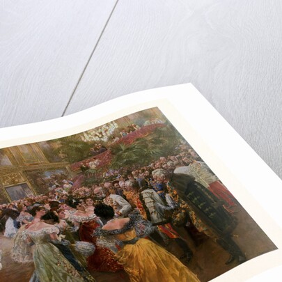 The Emperor Franz Josef at the Ball in the Redoutensaale of the Hofburg in Vienna by Anonymous