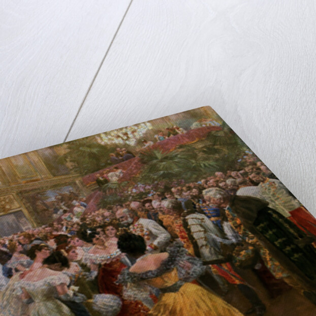 The Emperor Franz Josef at the Ball in the Redoutensaale of the Hofburg in Vienna by Anonymous