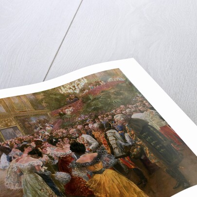 The Emperor Franz Josef at the Ball in the Redoutensaale of the Hofburg in Vienna by Anonymous