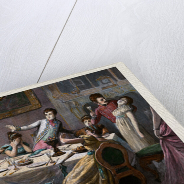 The Head of Ferdinand Von Schill. Head Floating behind Glass by Anonymous