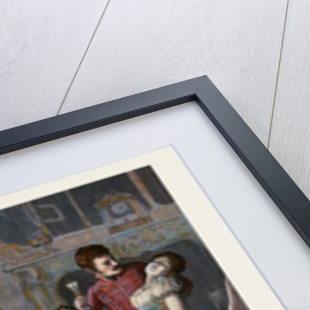 The Head of Ferdinand Von Schill. Head Floating behind Glass by Anonymous