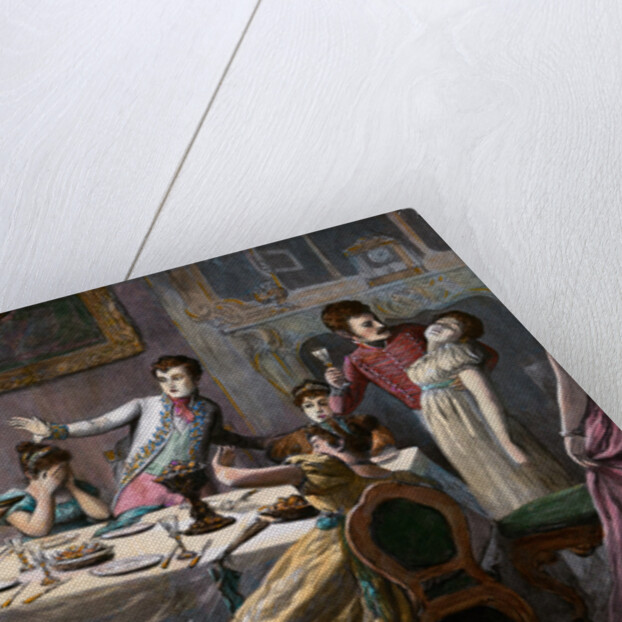 The Head of Ferdinand Von Schill. Head Floating behind Glass by Anonymous