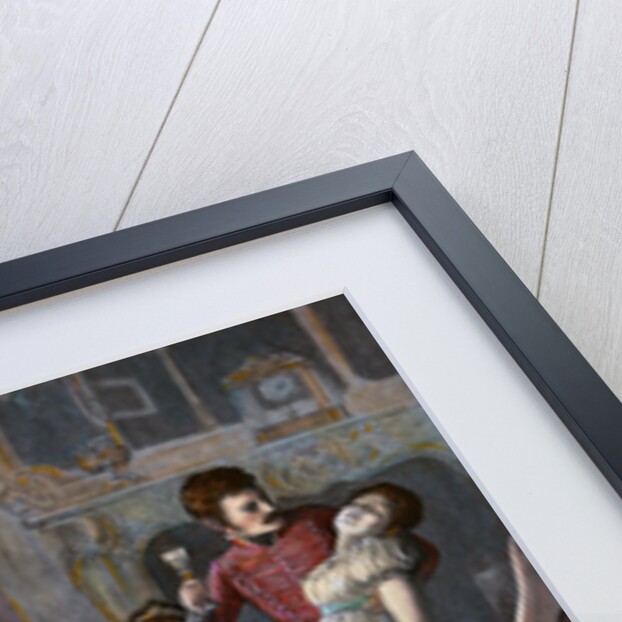 The Head of Ferdinand Von Schill. Head Floating behind Glass by Anonymous