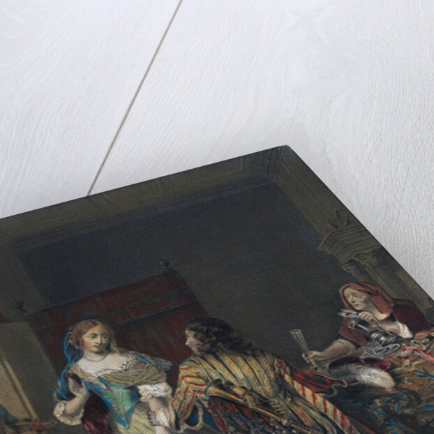 The Rejected Proposal. Wine Glass by Anonymous