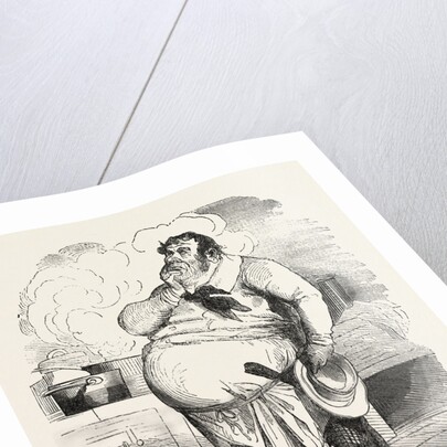 French Cook Thinking About a New Sauce by Anonymous