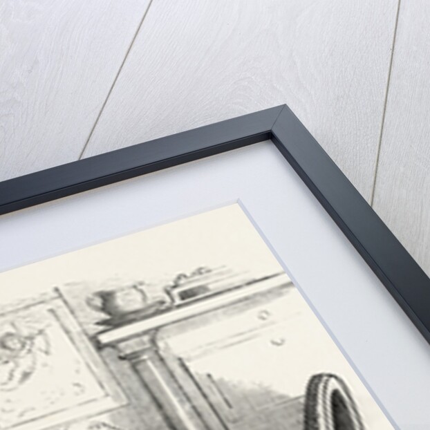 French Man and Woman Playing Cards by Anonymous