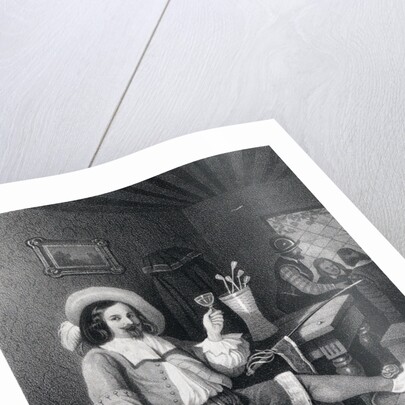 Man Drinking Wine by Anonymous