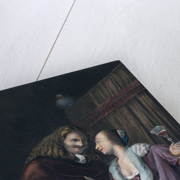 Lunch with Oysters and Wine by Anonymous