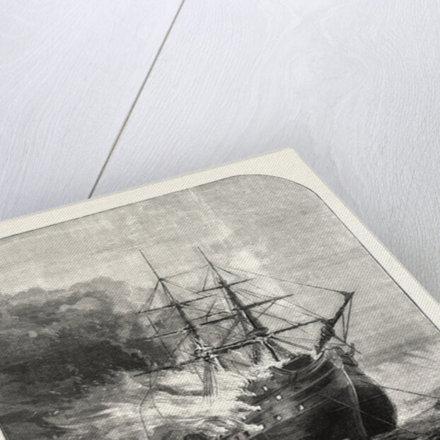 Destruction of the Goliath Training Ship, Off Grays, Essex, by Fire, 1876 by Anonymous