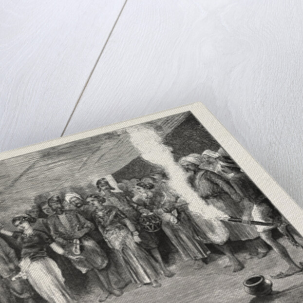 A Nautch Dance at Baroda by Anonymous