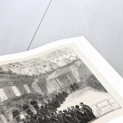 Conferring Degrees in the Senate House, Cambridge: Presenting the Wooden Spoon by Anonymous