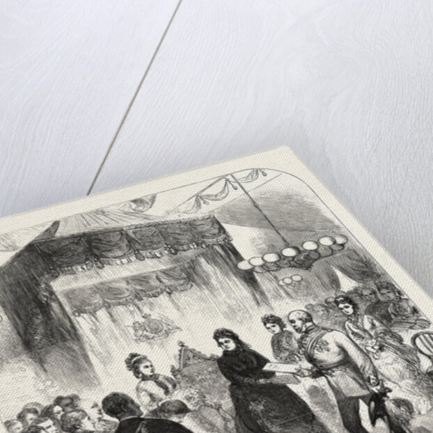 The Queen's Visit to the London Hospital; Presenting the Address in the Pavilion by Anonymous