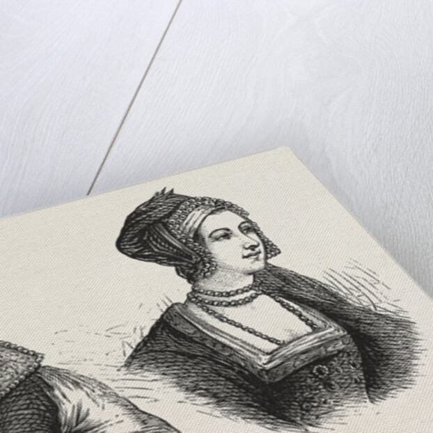 Jane Grey and Anne Boleyn, Prisoners in the Tower, London by Anonymous