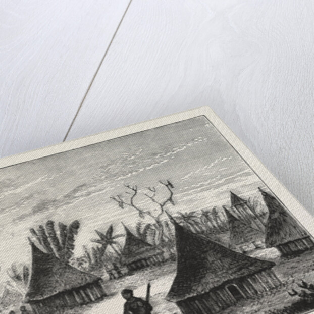 Lieutenant Cameron in Central Africa, Sona Bazh, a Ulundo Village on the Frontier of Tovale by Anonymous