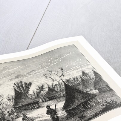 Lieutenant Cameron in Central Africa, Sona Bazh, a Ulundo Village on the Frontier of Tovale by Anonymous