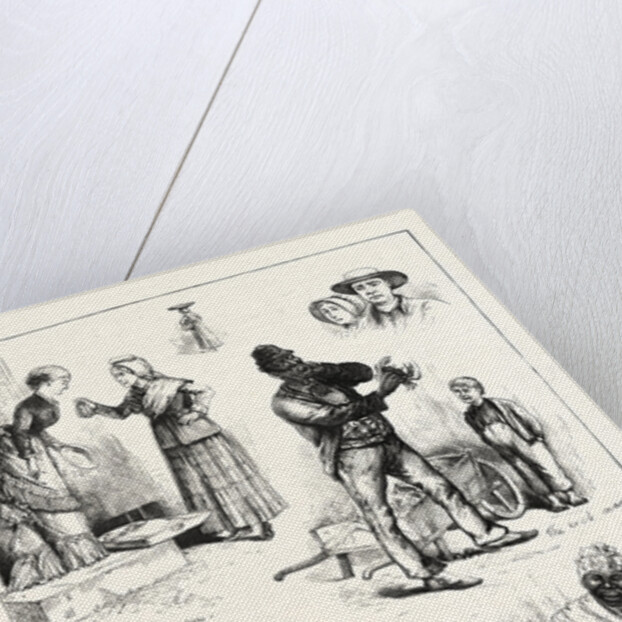 Philadelphia Centennial Exhibition, Street Sketches in the Town, United States by Anonymous