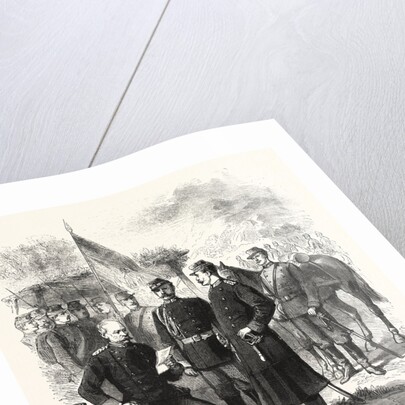 The War in Servia, General Zach, Chief of the Staff: Costumes of the Servian Army, Serbia by Anonymous