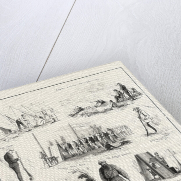 Life Under Canvas, Sketches at the Volunteer Camp at Wimbledon by Anonymous