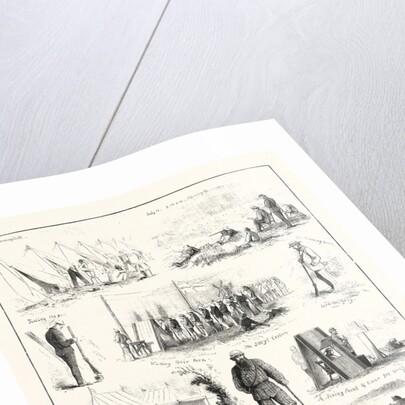 Life Under Canvas, Sketches at the Volunteer Camp at Wimbledon by Anonymous