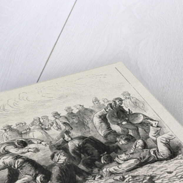 Popular Sports in Belgium a Blindfold Race by Anonymous