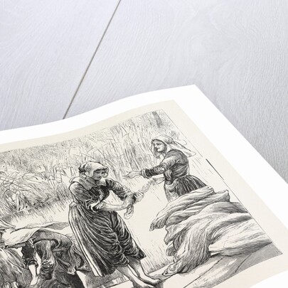 Sketches in Brittany, France, Women of Vannes Washing by Anonymous