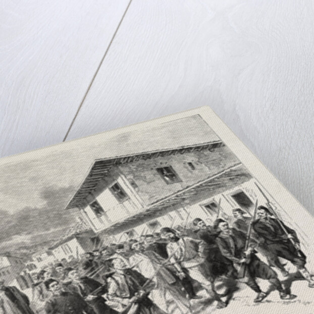 The War: A Party of Insurgents Being Conducted to Prison by the Turks by Anonymous