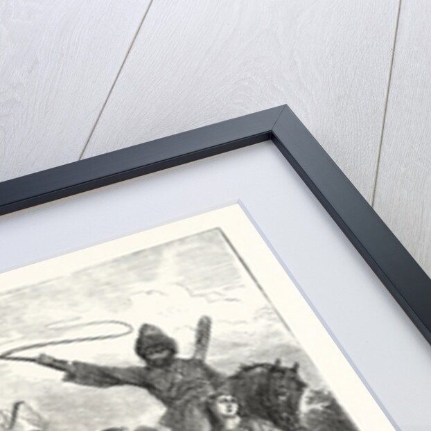 The Turko Servian War, Circassians Carying Off Bulgarian Women and Children, Turkey, Serbia by Anonymous