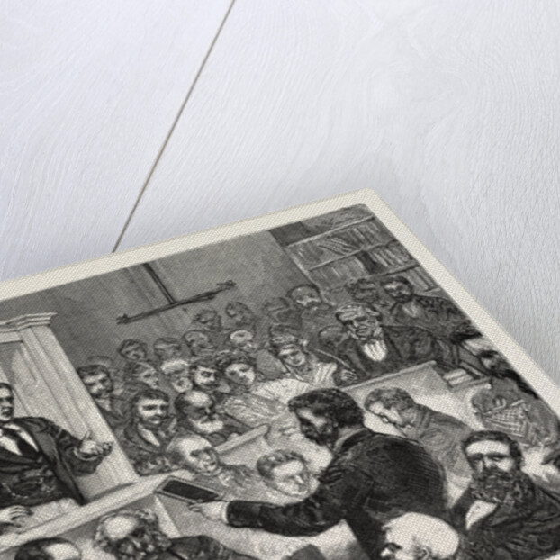 The Dr. Slade Prosecution, Sketch in Court During the Second Hearing, Re-Examination of Professor Lankester by Anonymous