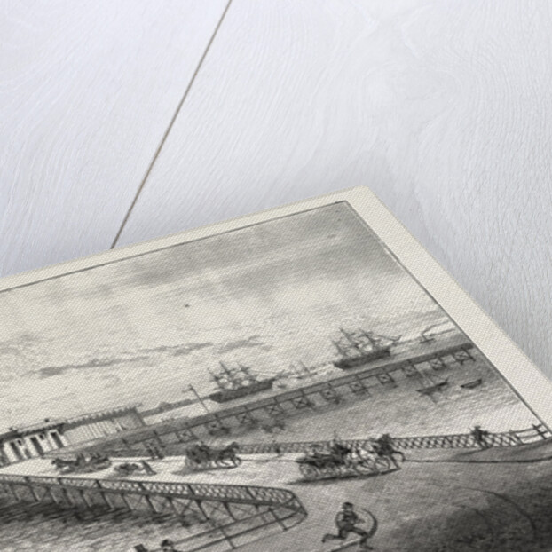 New Pier and Railway Station, for Portsmouth Harbour by Anonymous