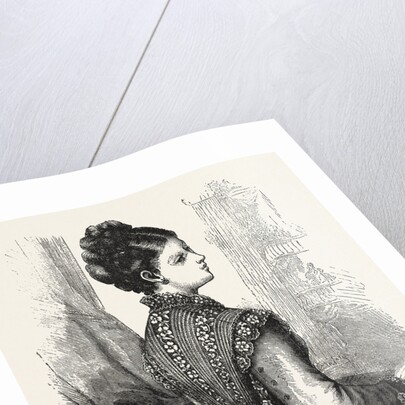 Fashion, Net Insertion and Lace Sleeveless Jacket by Anonymous