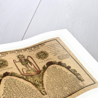 Pennsylvania German Fraktur Labeled with Verse from Revelations 14:1 by Anonymous