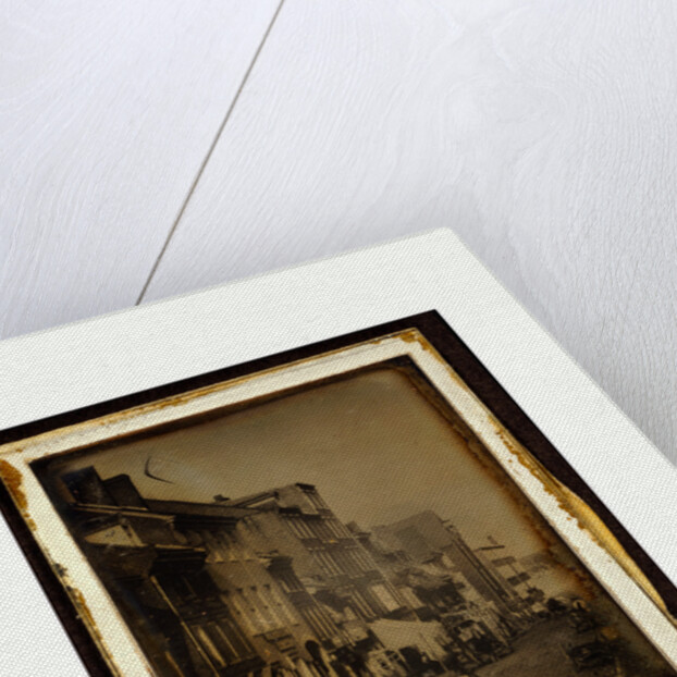 North Side of Chestnut Street, Philadelphia, Pennsylvania, Between 1842 and 1845 by Anonymous