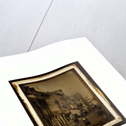 North Side of Chestnut Street, Philadelphia, Pennsylvania, Between 1842 and 1845 by Anonymous