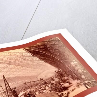 Interior of Gallery of Machines, Showing Machines Being Set Up, Paris Exposition, 1889, France, Napoleon Dufeu by Anonymous