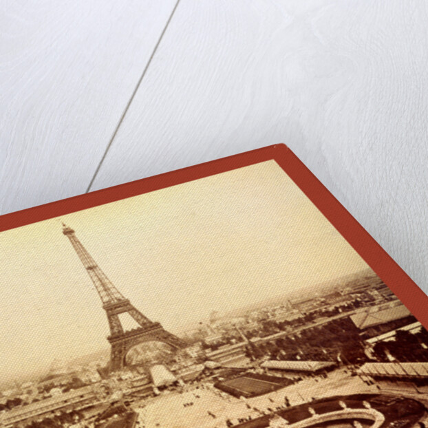 Eiffel Tower and Champ De Mars Seen from Trocadéro Palace, Paris Exposition, 1889 by Anonymous