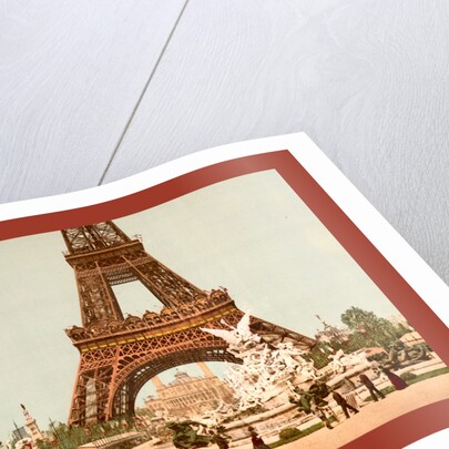 Eiffel Tower and Fountain, Exposition Universal, 1900, Paris, France, Between Ca. 1890 and Ca. 1900 by Anonymous