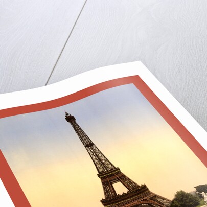 Eiffel Tower, Full-View Looking Toward the Trocadero, Exposition Universal, 1900, Paris, France, Between Ca. 1890 and Ca. 1900 by Anonymous