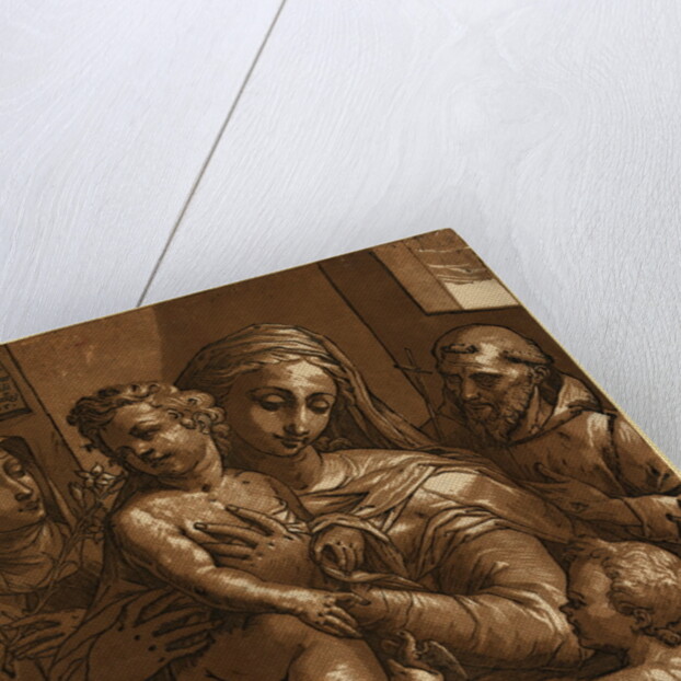 The Virgin, Child, and Saints by Anonymous