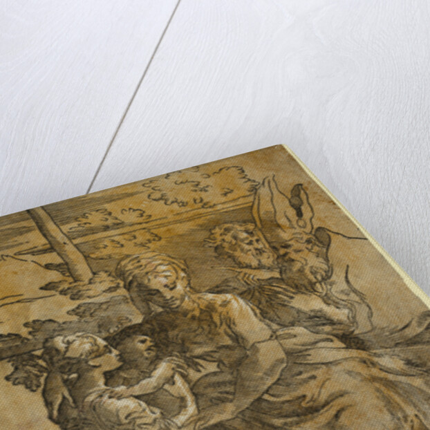 The Holy Family with St. Margaret and a Bishop by Anonymous