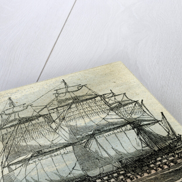 Ocean Ship 18th Century UK by Anonymous