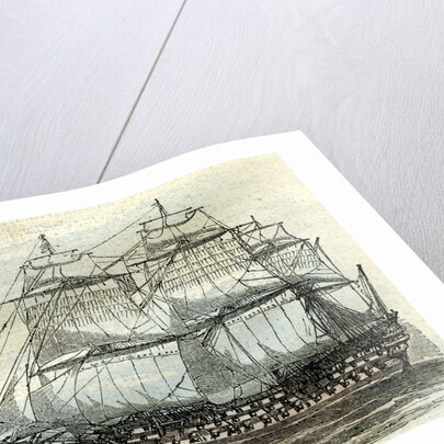 Ocean Ship 18th Century UK by Anonymous