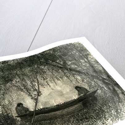 Canoe Fabrication 1869 Peru by Anonymous