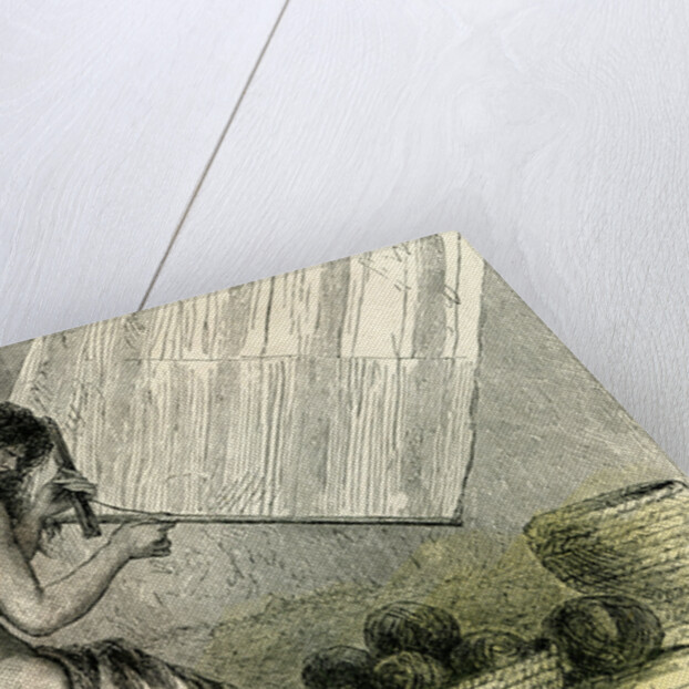Conibos Woman Weaving 1869 Peru by Anonymous