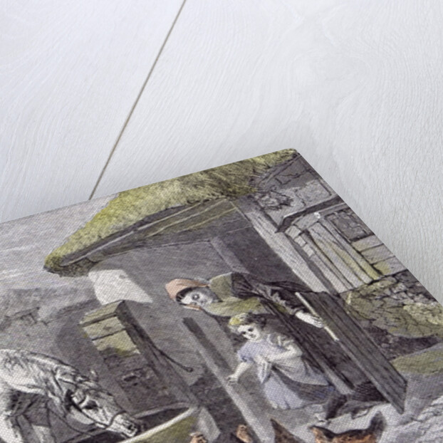 The Farmhouse Porch by Anonymous