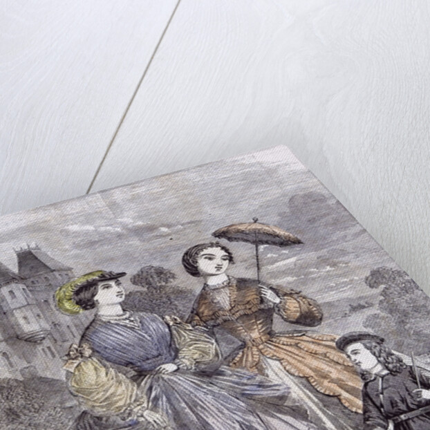 The Paris Fashions for June Child 1860 by Anonymous