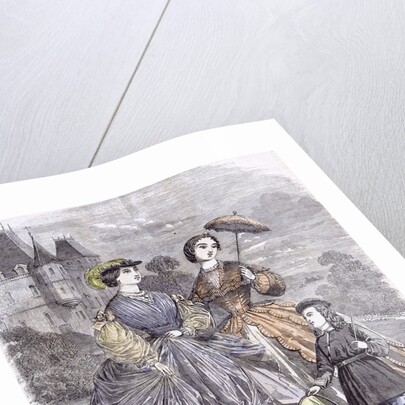 The Paris Fashions for June Child 1860 by Anonymous